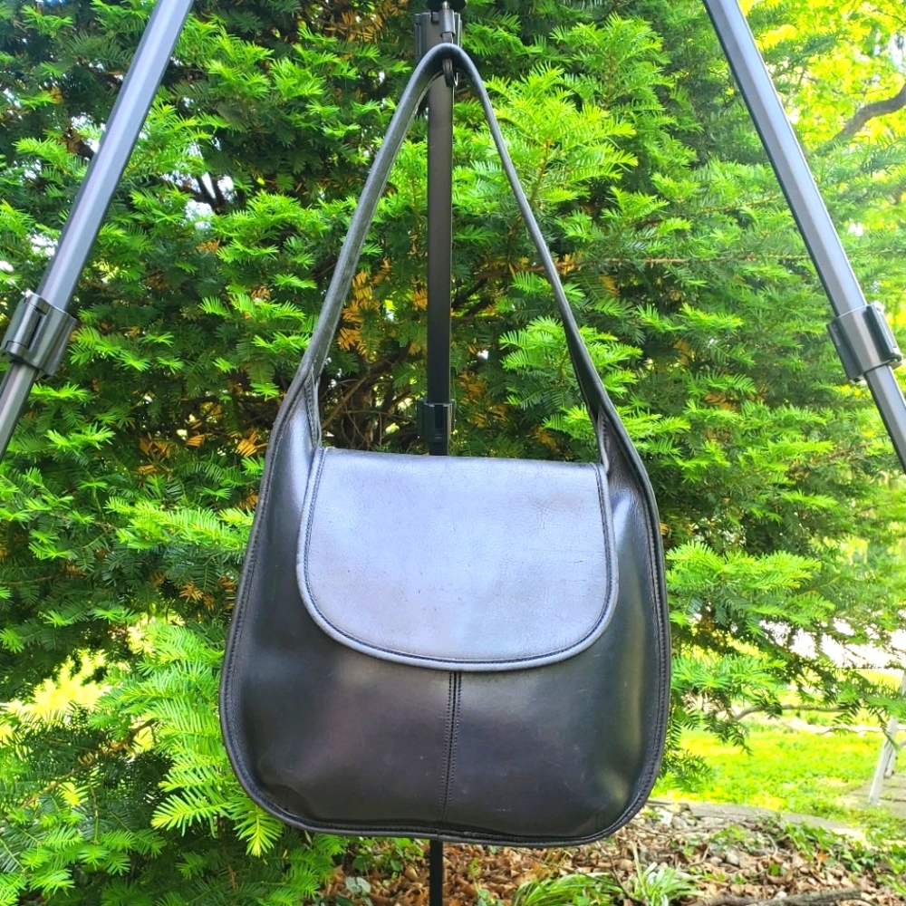 Vintage Coach Ergo Black Leather 9029